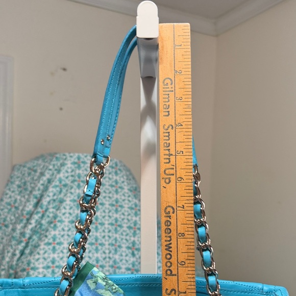 Kate Spade Turquoise Quilted Satchel - Picture 6 of 16
